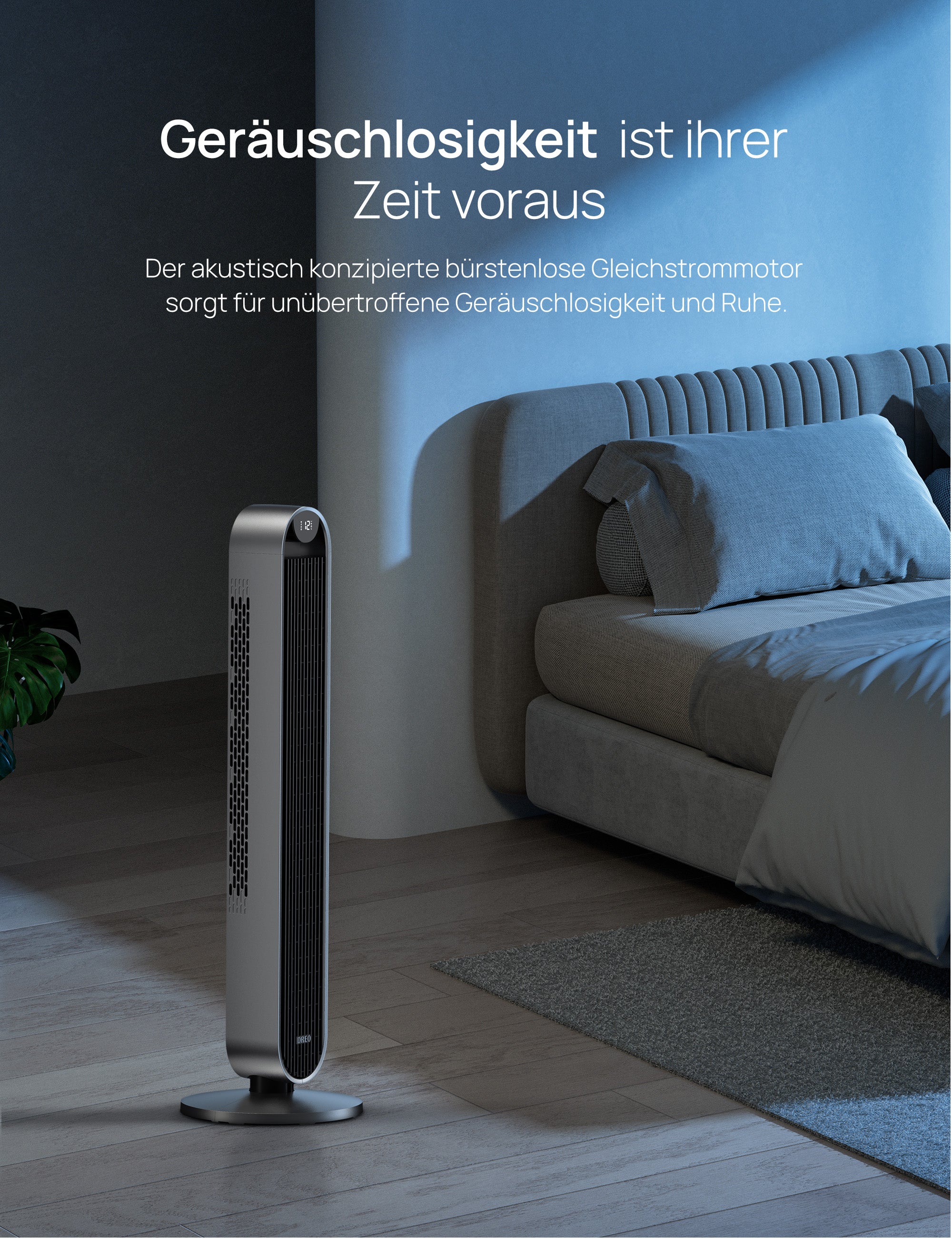 Intelligenter Turmventilator Pilot Max S