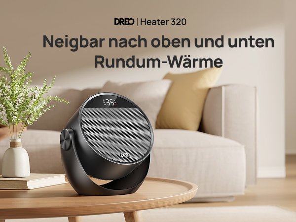 Neigbar nach oben und unten Rundum-Wärme