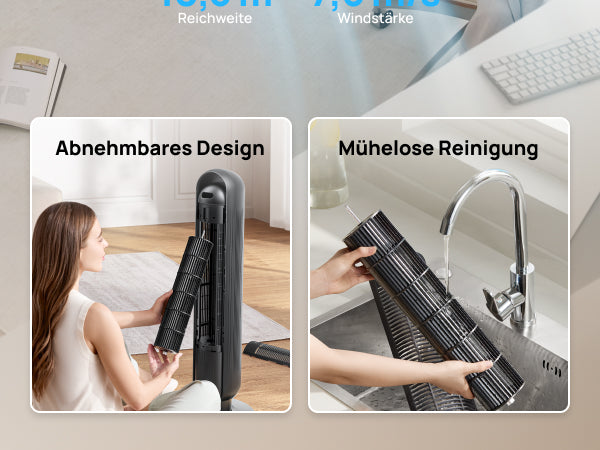 Abnehmbares Design