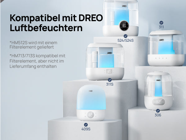 Kompatibel mit DREO Luftbefeuchtern