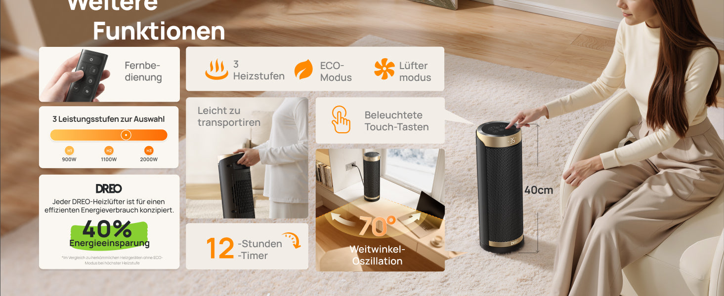 Mehr funktionen