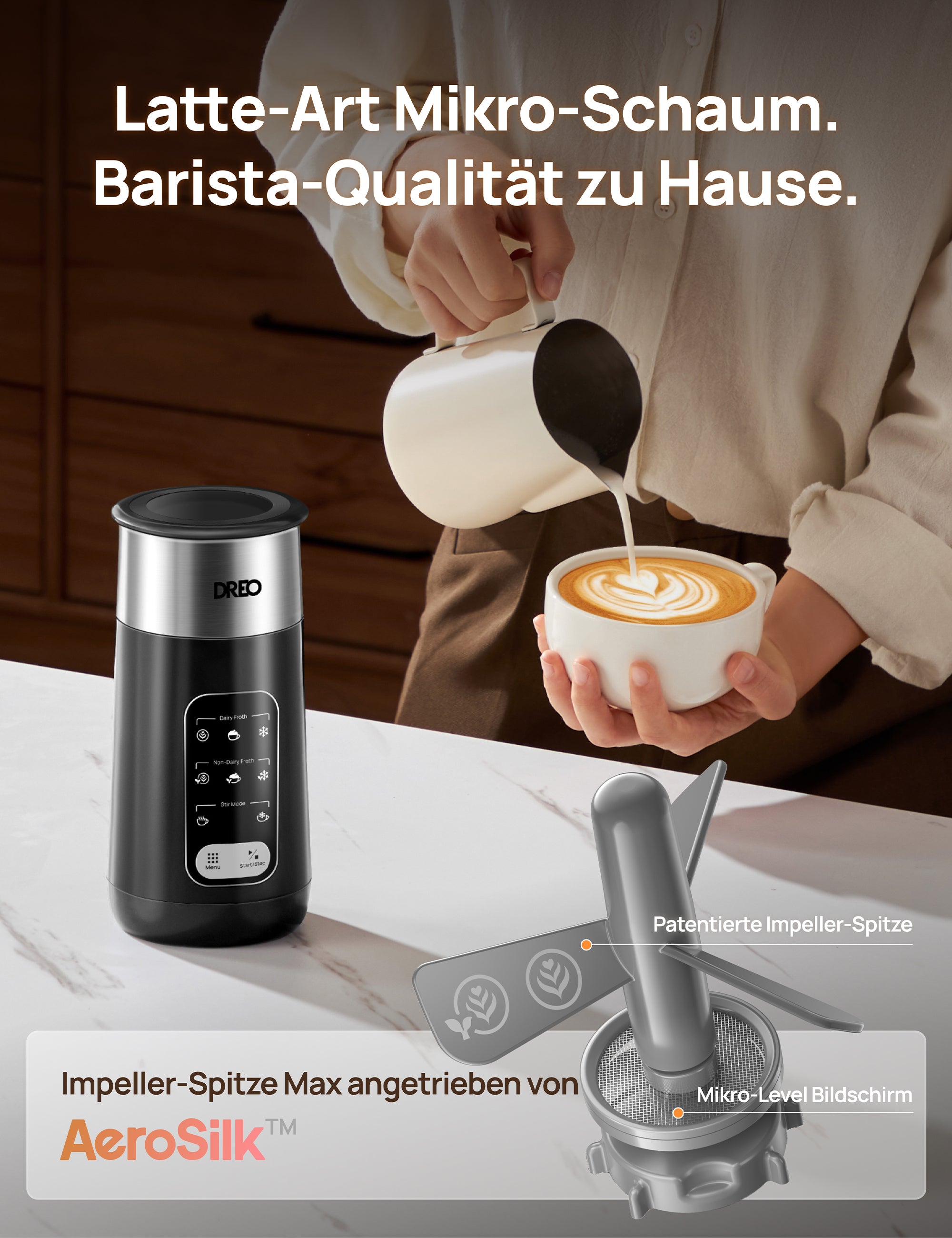 Barista Maker Air Milchaufschäumer