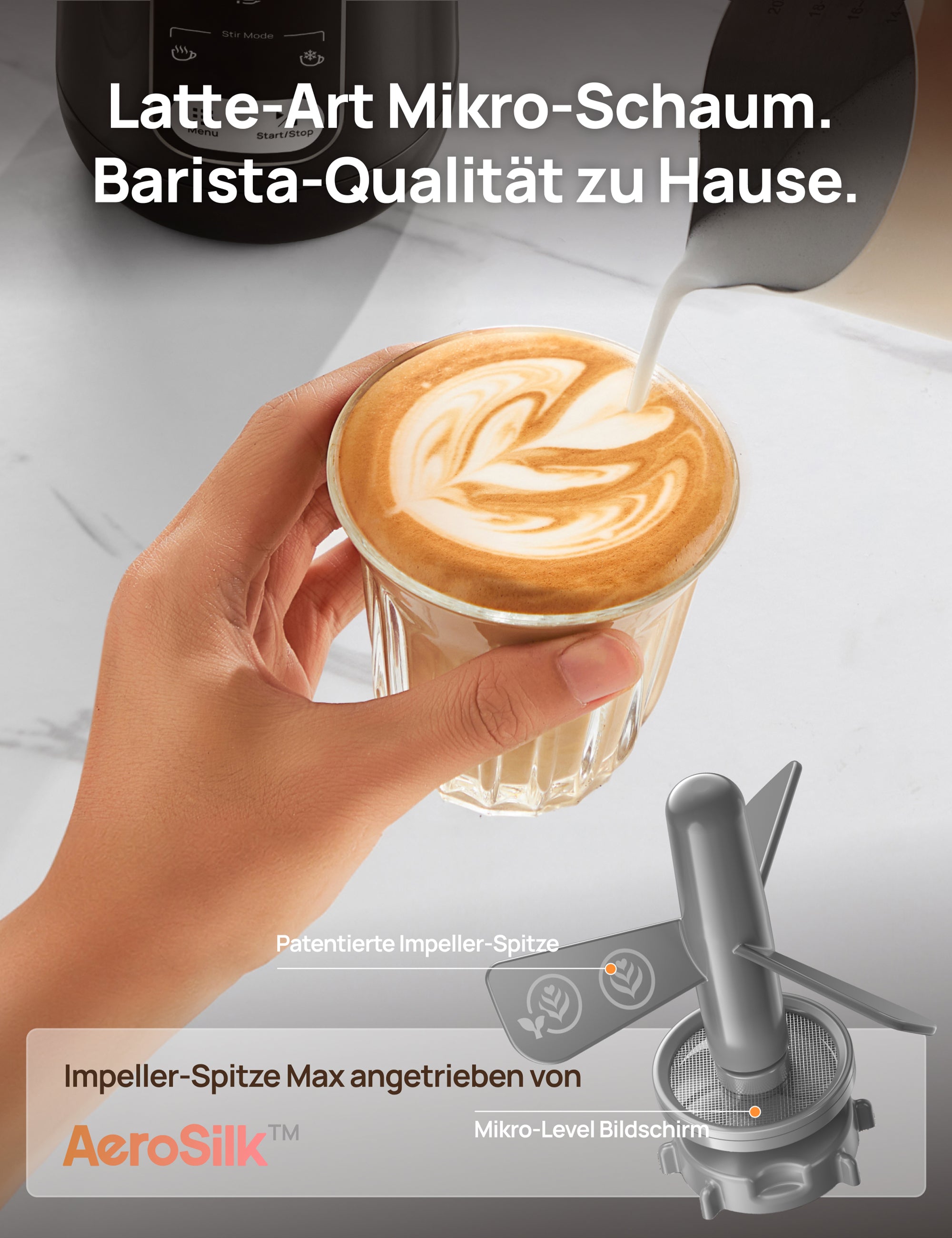 Barista Maker Air Milchaufschäumer