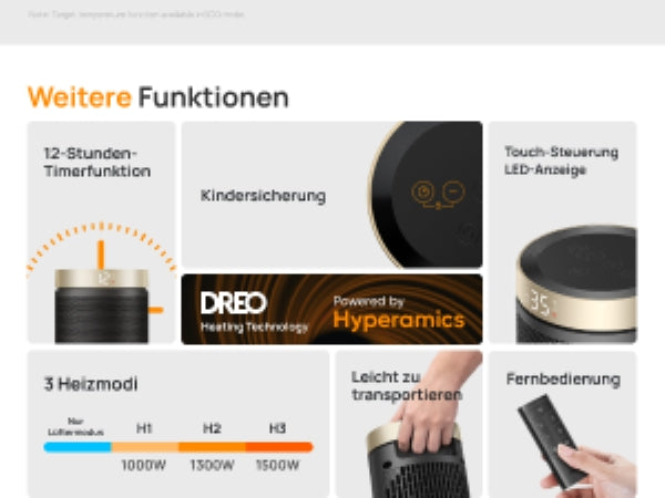 Weitere Funktionen