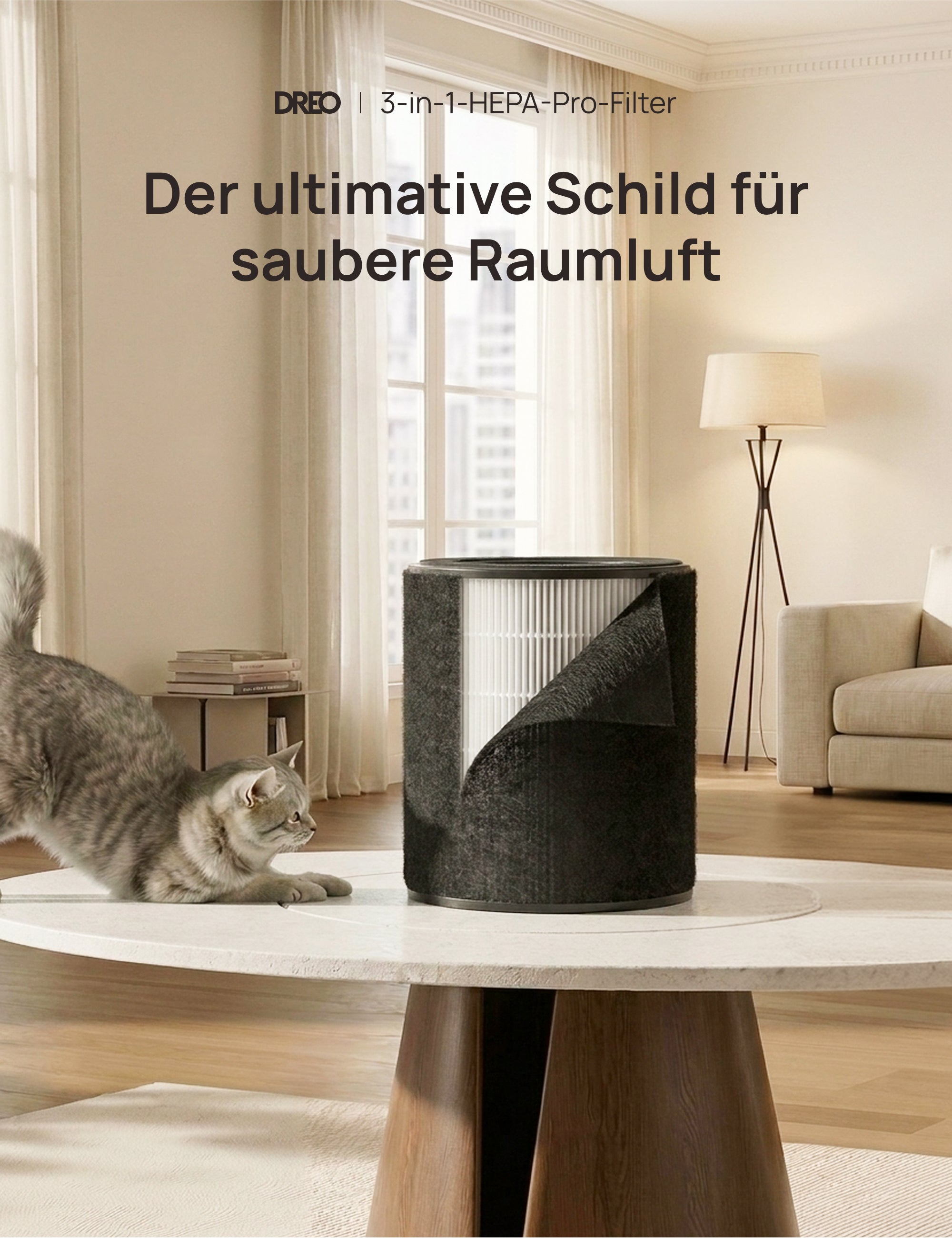 Luftreiniger 3-in-1 HEPA Pro-Filter für 539AS/530S Silber/Schwarz/Starlight