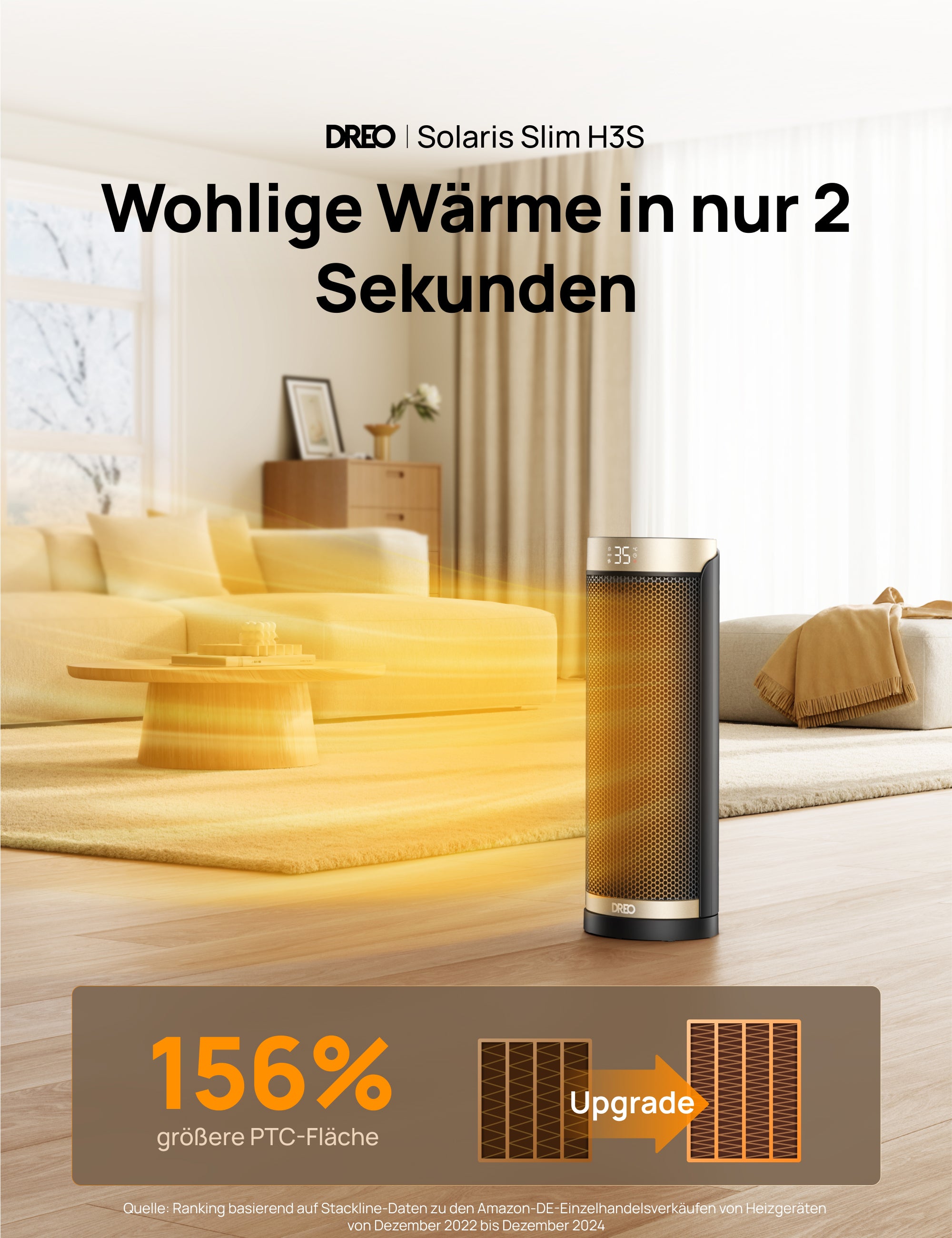 Heizlüfter Solaris Slim H3S - DREO DE