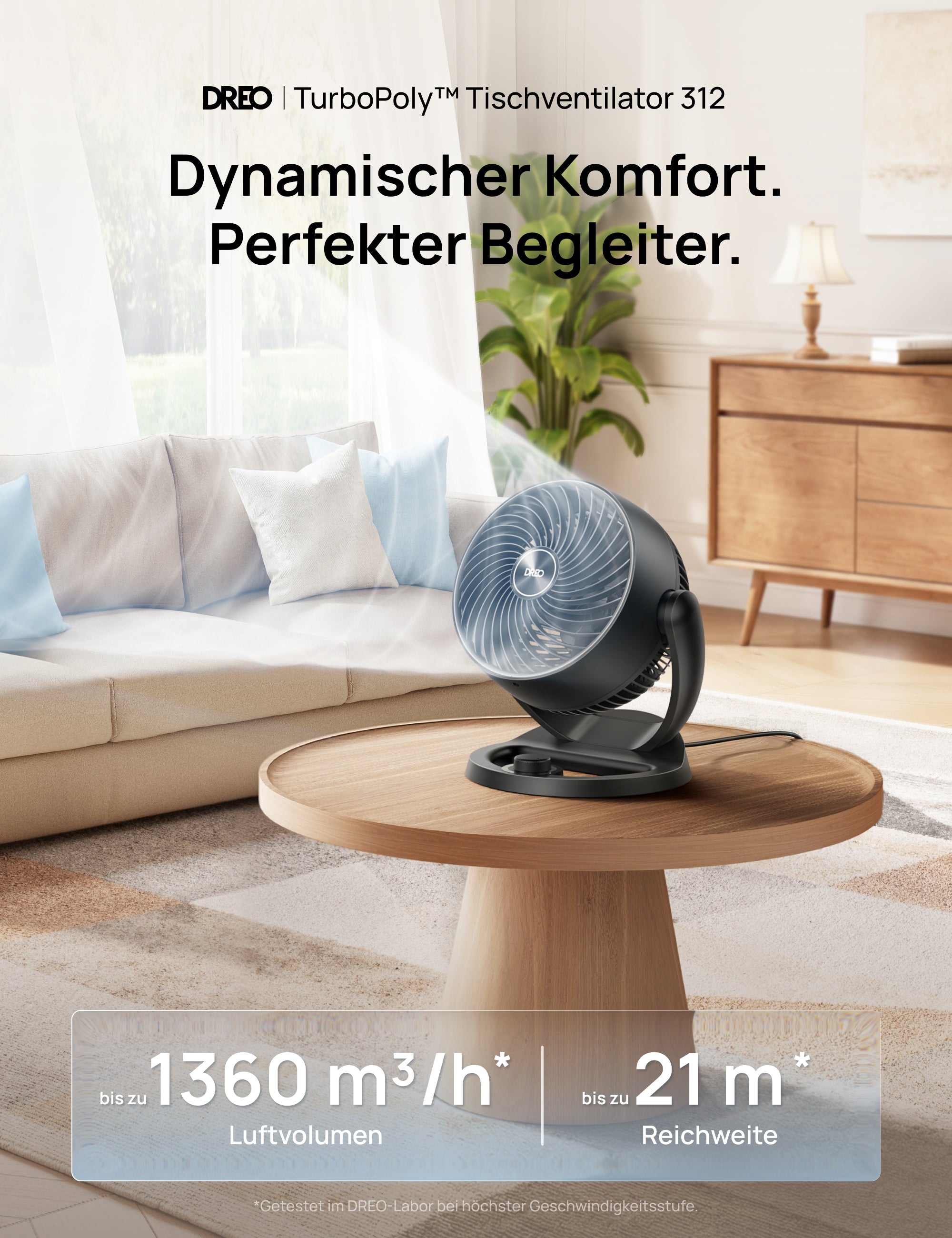 TurboPoly™ Tischventilator 312