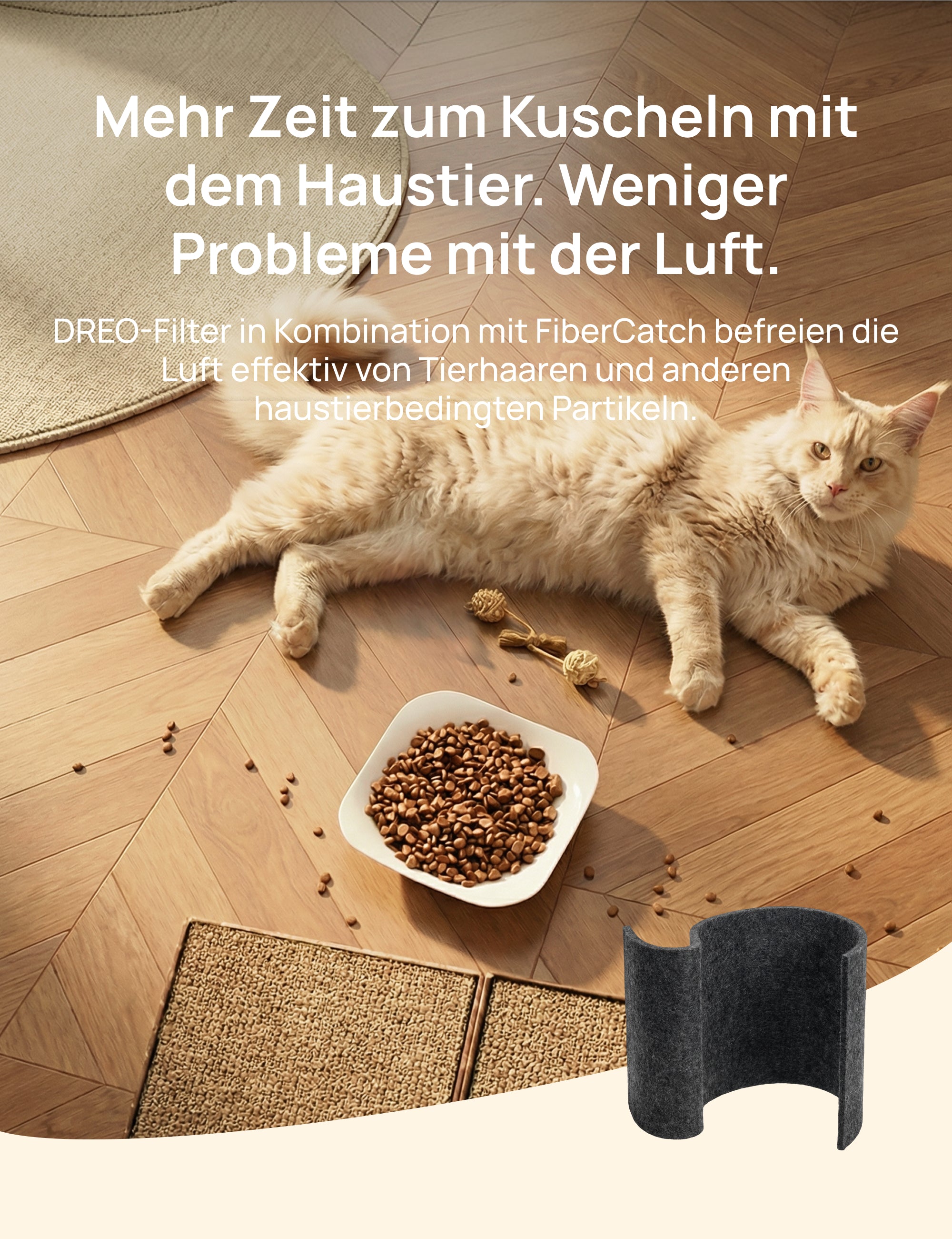 FiberCatch Vorfilter für 539AS & 530S Schwarz