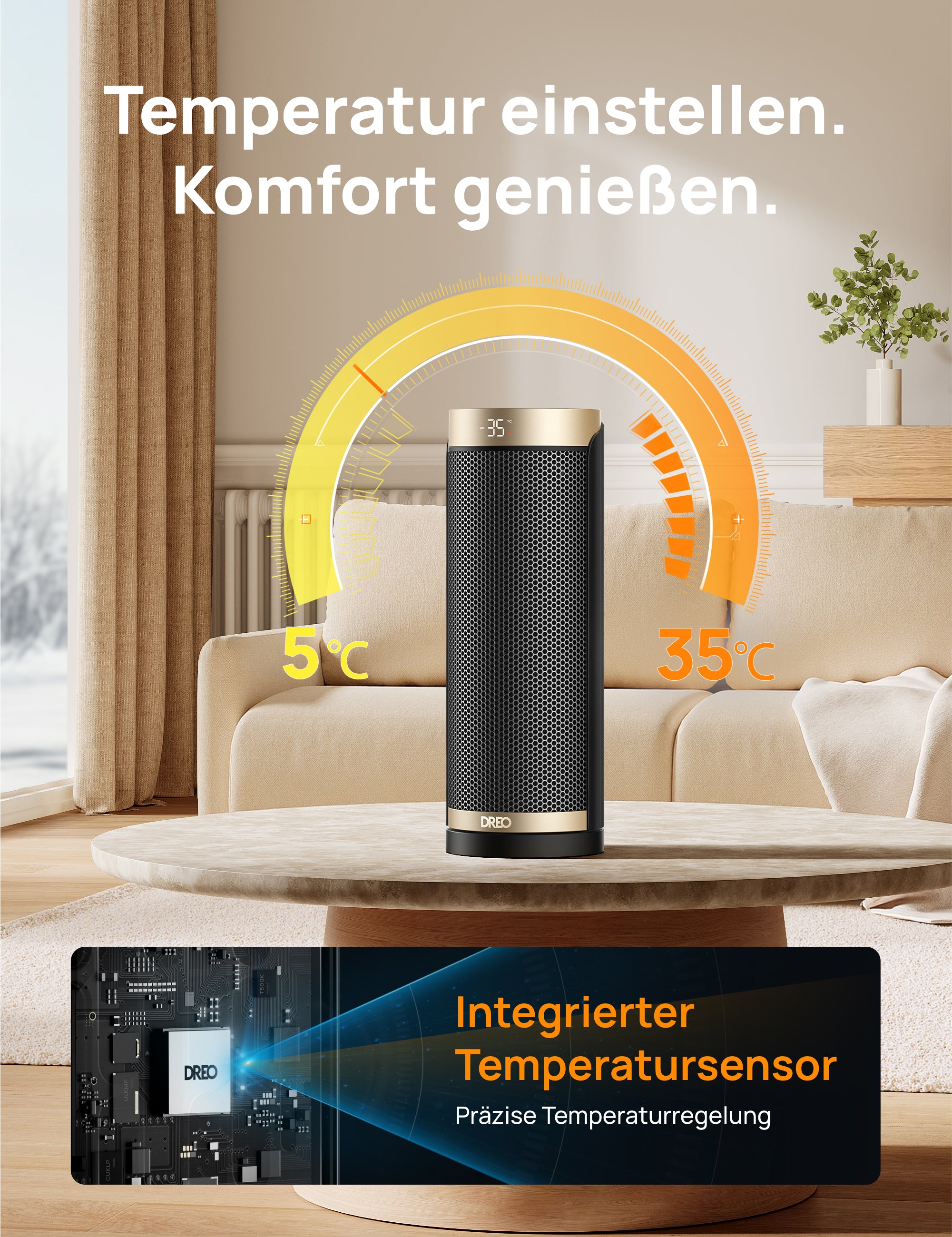 Heizlüfter Solaris Slim H3S - DREO DE