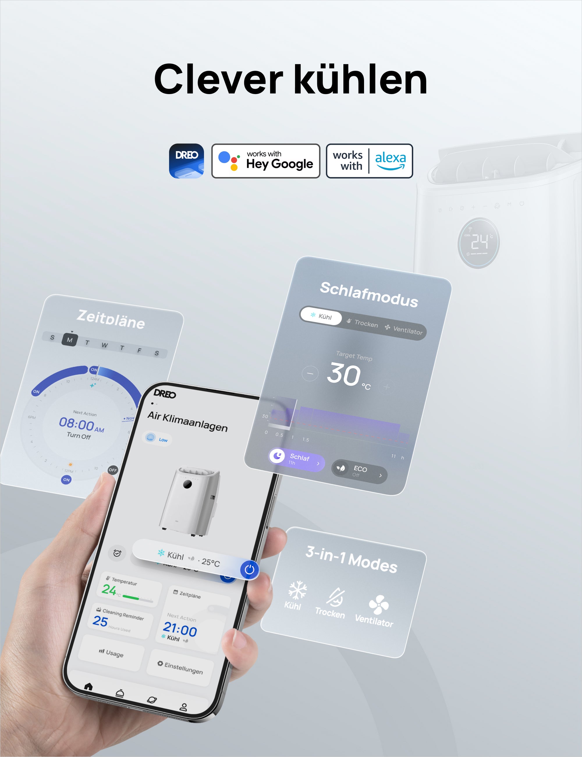 Intelligente Klimaanlage AC515S