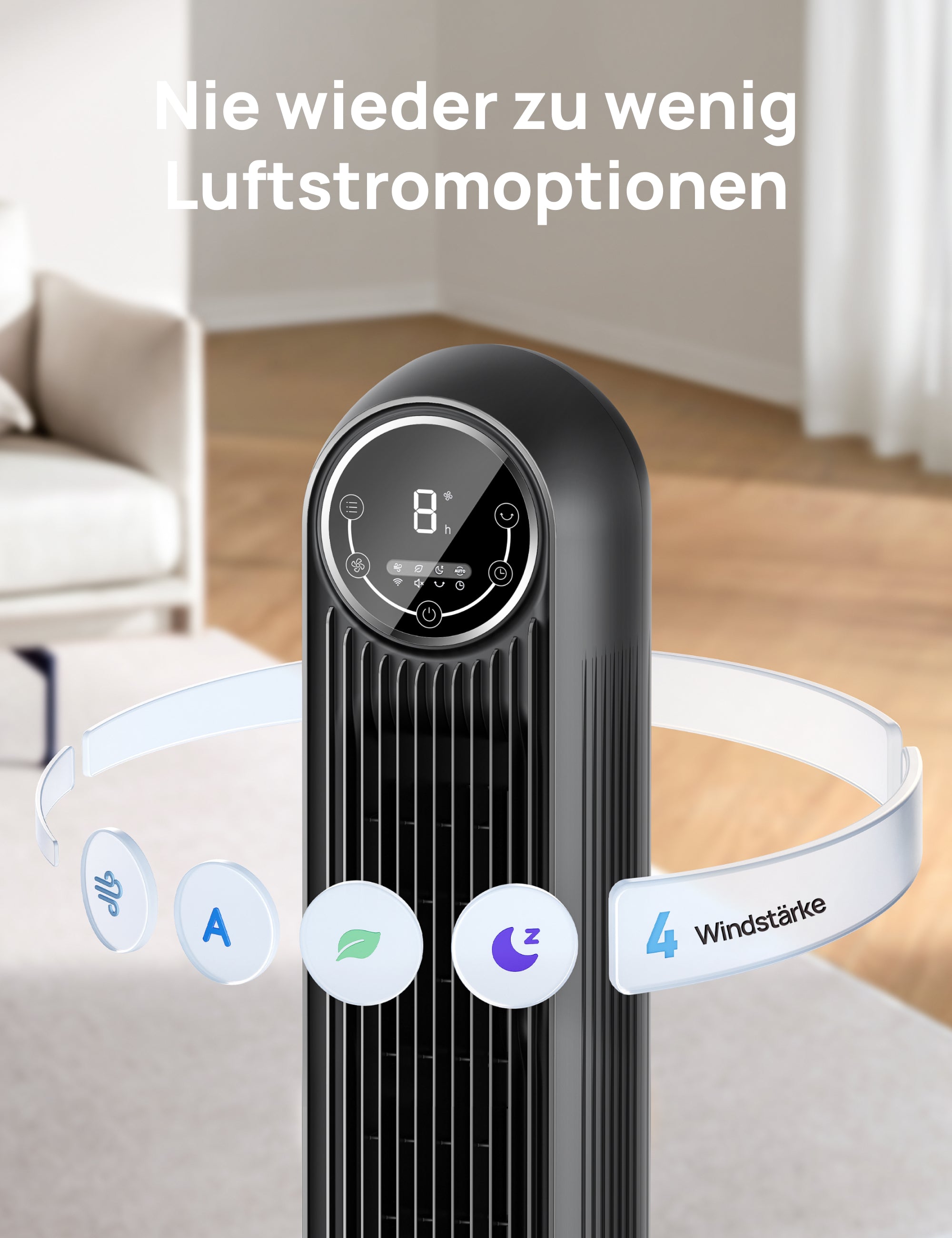 Intelligenter Turmventilator Nomad One S