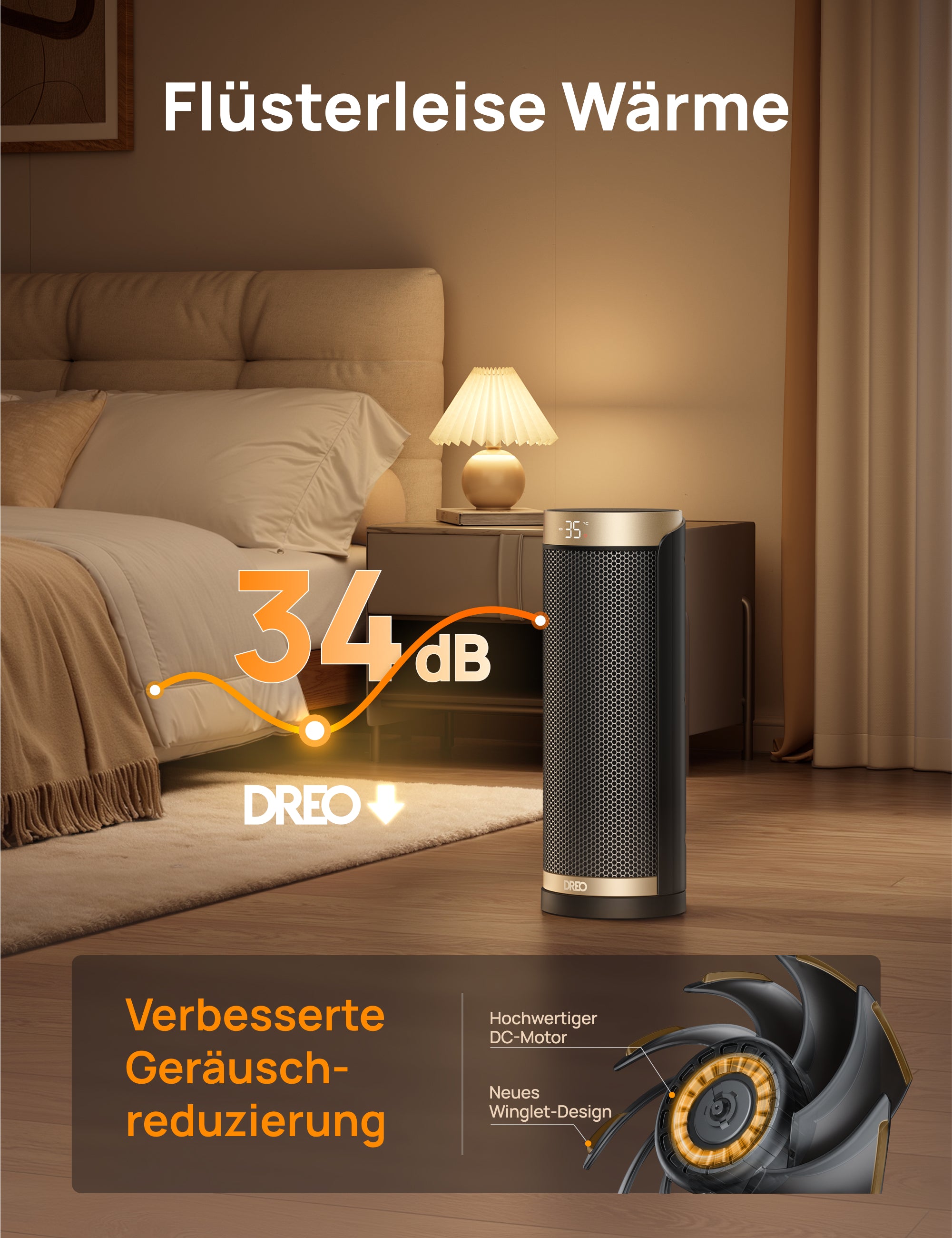 Heizlüfter Solaris Slim H3S - DREO DE