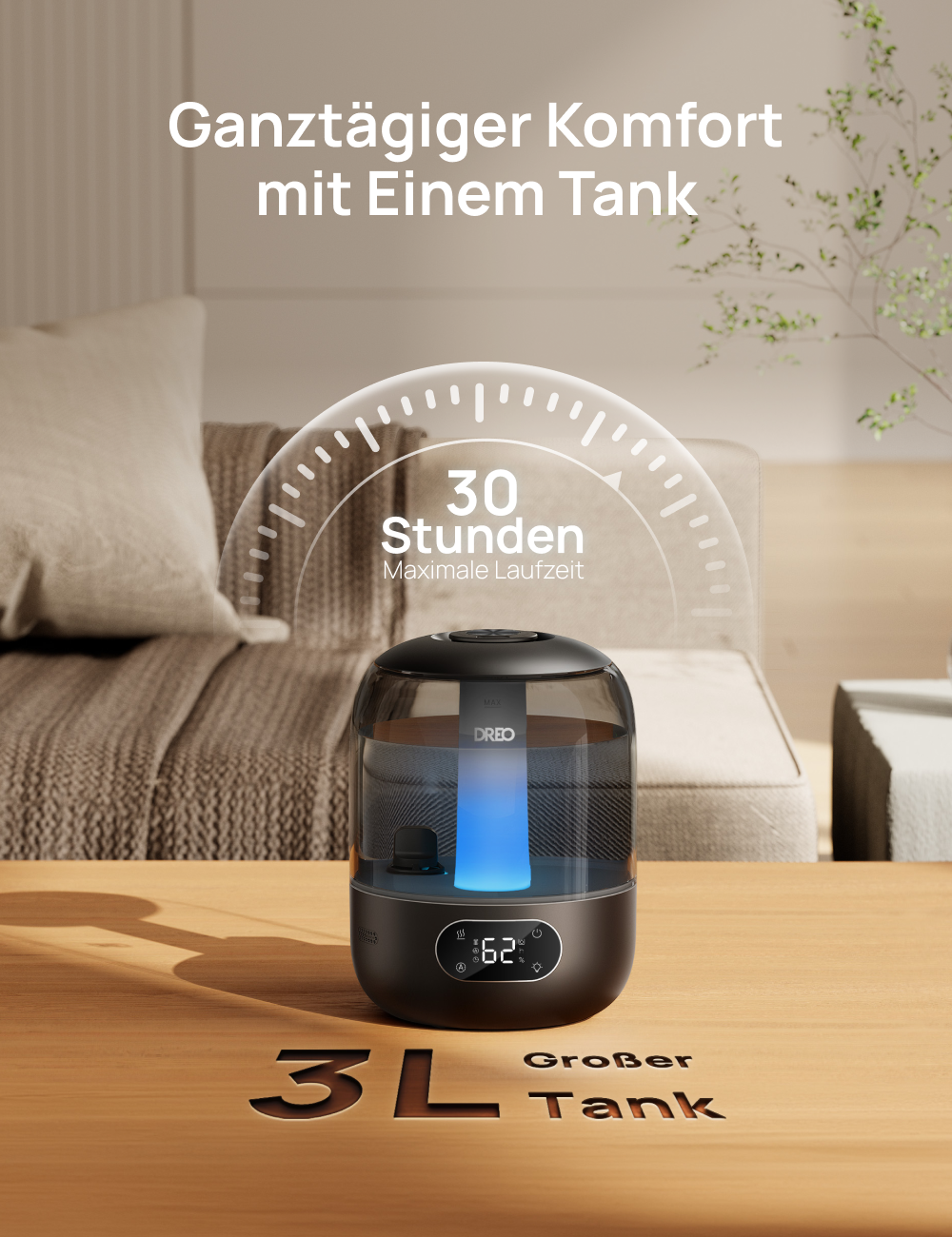 Luftbefeuchter HM306 3L